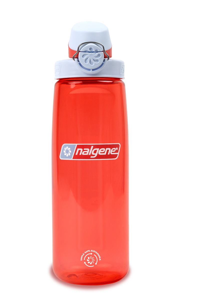 Load image into Gallery viewer, Nalgene On-the-Fly Lock-Top Sustain Bottle 24oz 680ml Coral By Nalgene