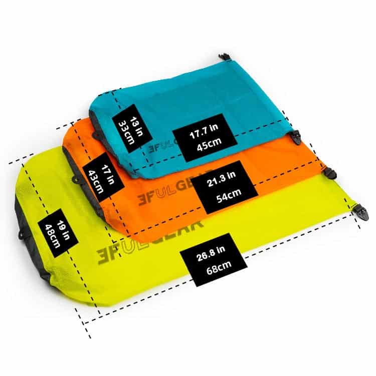 Load image into Gallery viewer, 3F UL Gear Exhaustible Compression Stuff Sacks (Various Sizes) 15D Nylon 36L By 3F UL GEAR