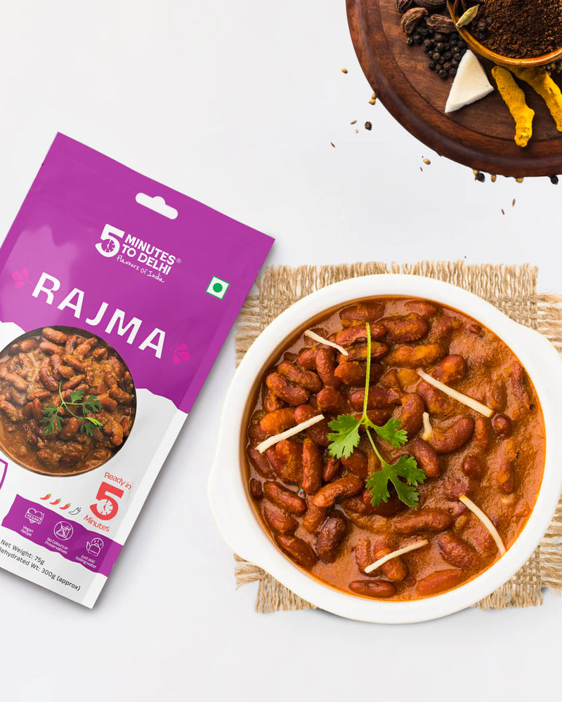 Load image into Gallery viewer, 5 Minutes To Delhi Rajma Camping Meal (Vegan) By 5 Minutes To Delhi