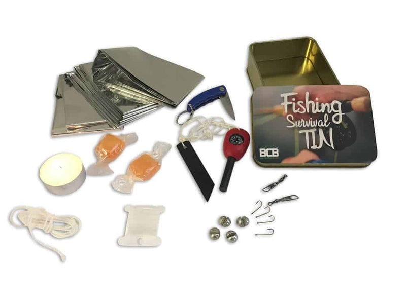 Load image into Gallery viewer, BCB Fishing Survival Tin By BCB International