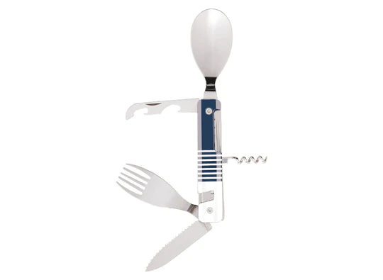 Load image into Gallery viewer, Akinod Multifunction Magnetic Cutlery Mirror Finish (Various Colours) Blue Mariniere By Akinod