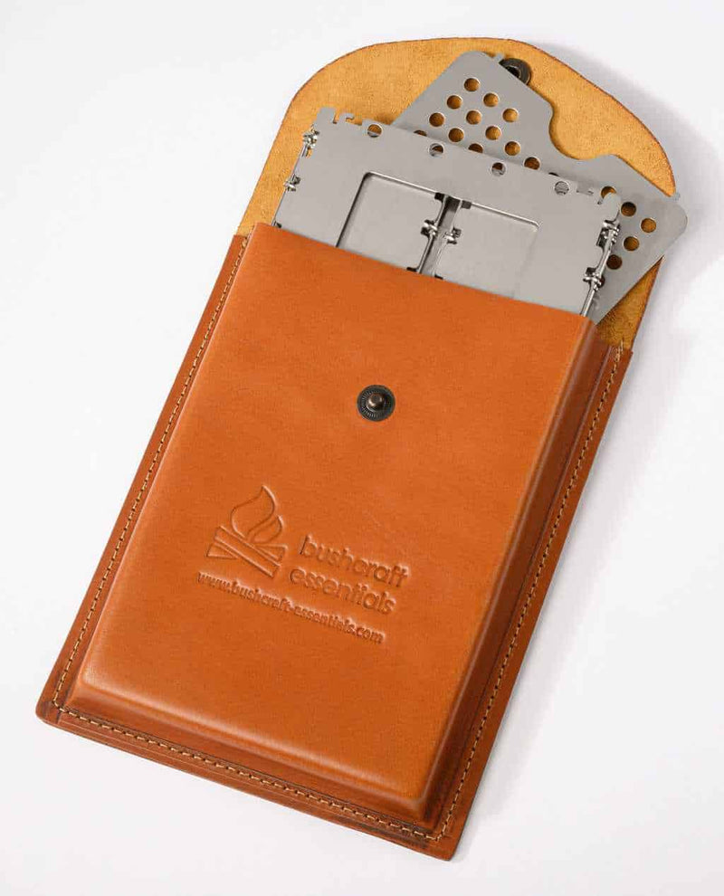 Load image into Gallery viewer, BE Bushbox Leather Pouch (Various sizes) Bushbox XL By BushCraft Essentials
