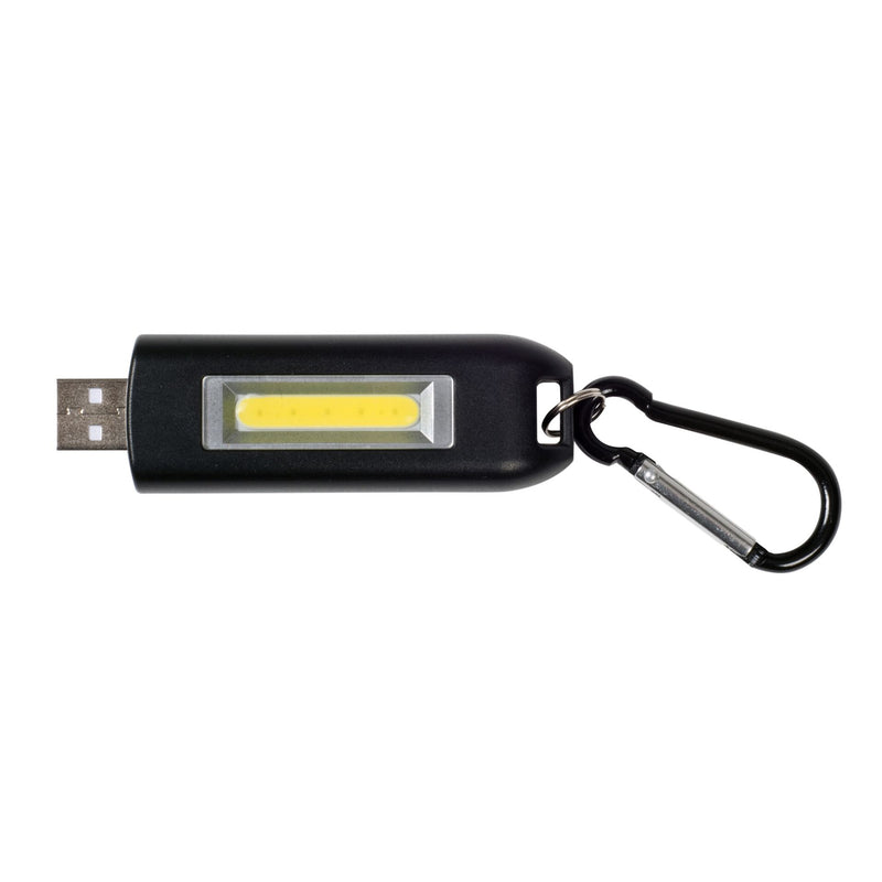 Load image into Gallery viewer, Basic Nature LED Keychain 'USB' Black By Basic Nature