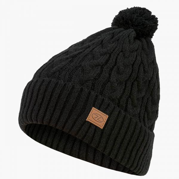 Load image into Gallery viewer, Highlander Beira Lined Bobble Hat (Various Colours) Black By Highlander Outdoor