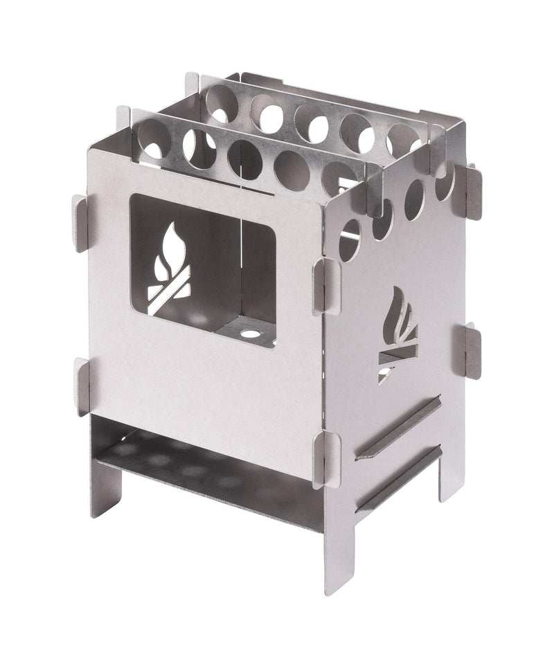 Load image into Gallery viewer, BE Bushbox Titanium Outdoor Pocket Stove By BushCraft Essentials