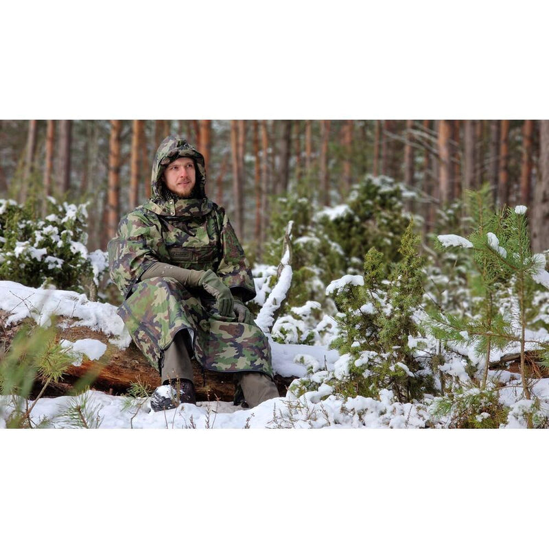 Load image into Gallery viewer, Bushmen HIDEOUT Thermo - Camo Bivvy Bag / Tarp / Poncho By Bushmen