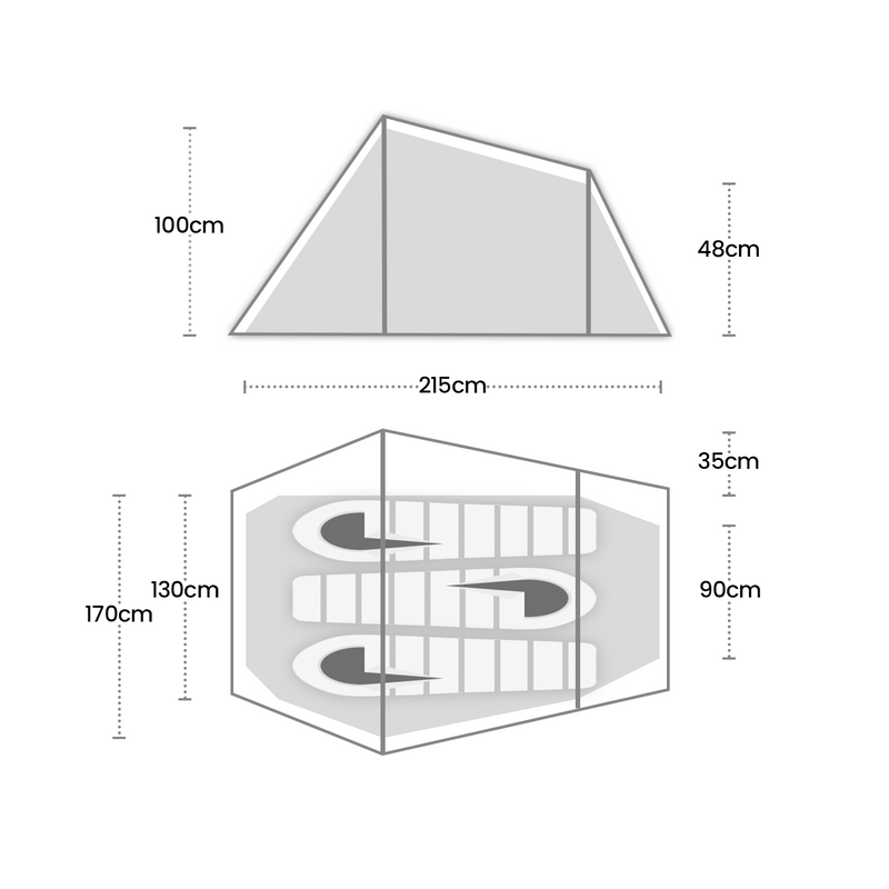 Load image into Gallery viewer, Wild Country Coshee 3 3 Man Tent By Terra Nova | Wild Country