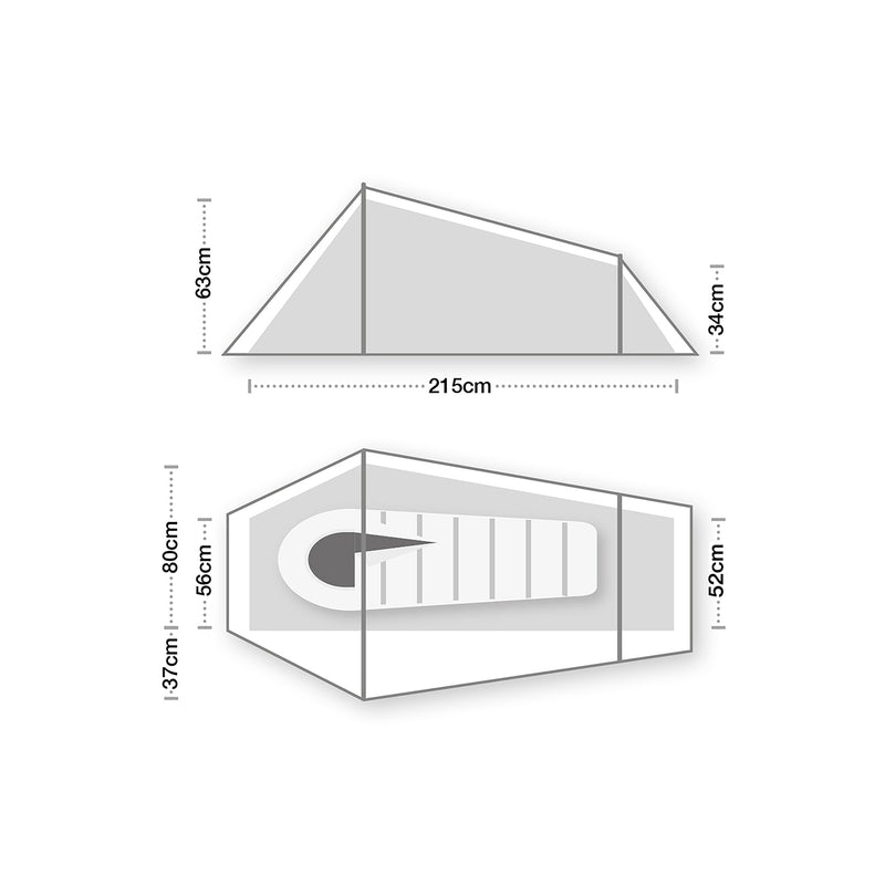 Load image into Gallery viewer, Wild Country Coshee Micro 1 Man Tent By Terra Nova | Wild Country