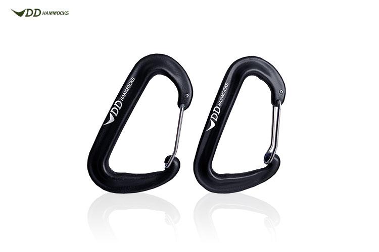 Load image into Gallery viewer, DD Hammock - Karabiners x 2 - Black By DD Hammocks