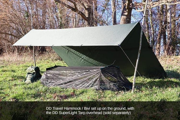 Load image into Gallery viewer, DD Travel Hammock / Bivi Coyote Brown By DD Hammocks