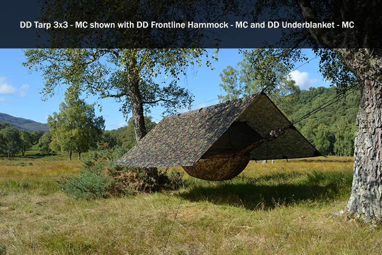 Load image into Gallery viewer, DD 3×3 – MC Multi Camo Tarp By DD Hammocks