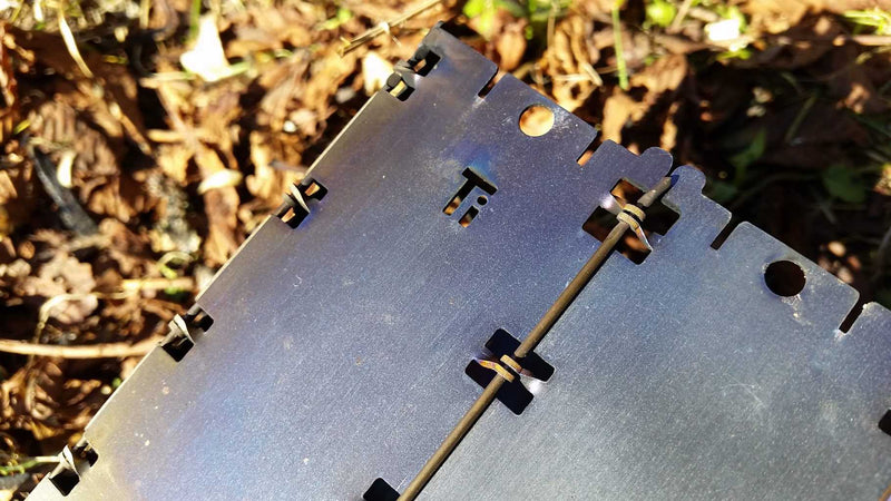 Load image into Gallery viewer, BE Bushbox LF Titanium Outdoor Stove By BushCraft Essentials