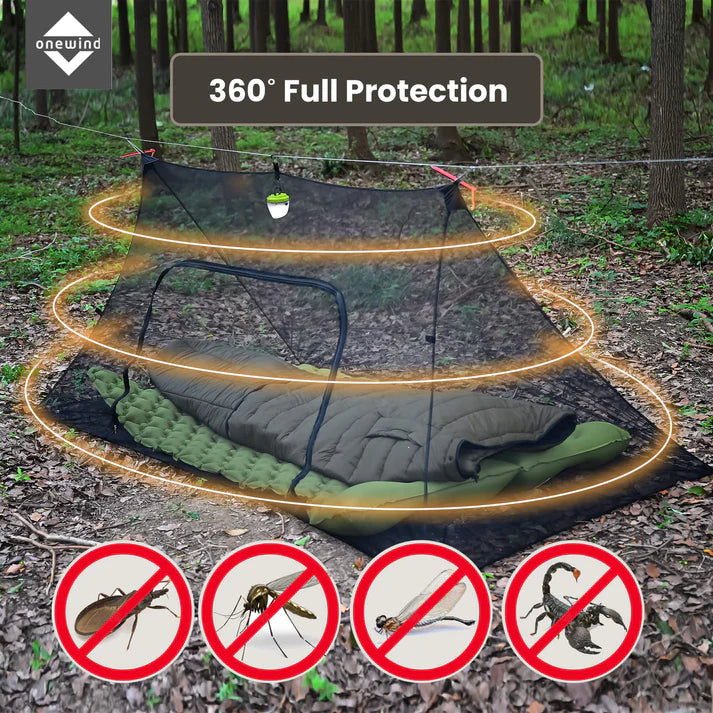 Load image into Gallery viewer, Onewind Dyad Shelter Mosquito Bug Net By Onewind Outdoors