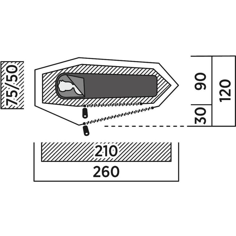 Load image into Gallery viewer, Easy Camp Geminga 100 Compact 1 man tent By Easy Camp