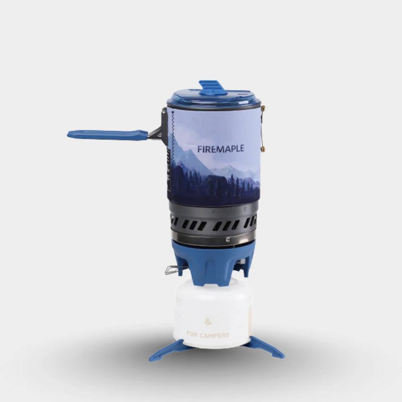 Load image into Gallery viewer, Firemaple Polaris Pressure Regulator Cooking System (Blue) By Fire Maple Gear