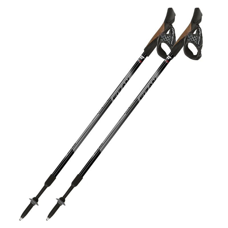 Load image into Gallery viewer, Fizan Speed Walking Poles (Various Colours) Black By Fizan