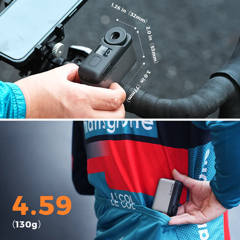 Load image into Gallery viewer, Flextail Tiny Bike Pump Pro 120 PSI with LED Display By Flextail Gear