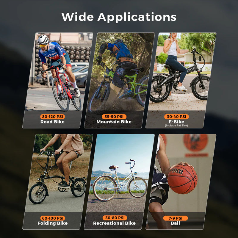 Load image into Gallery viewer, Flextail Tiny Bike Pump Pro 120 PSI with LED Display By Flextail Gear