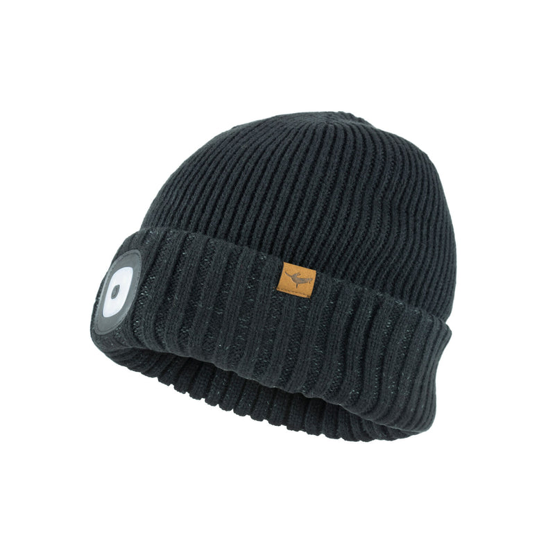 Load image into Gallery viewer, Sealskinz Heydon Waterproof Beanie wth LED Light By Seal Skinz