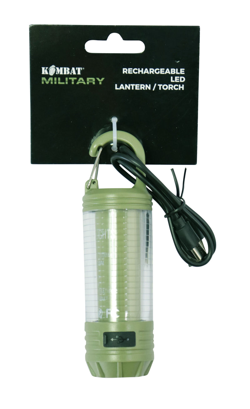 Load image into Gallery viewer, Kombat UK Rechargeable LED Lantern / Torch By Kombat UK