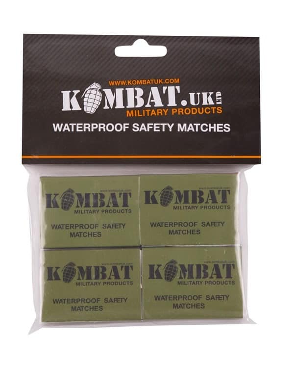 Load image into Gallery viewer, Kombat UK Waterproof Matches (Pack of Four) By Kombat UK