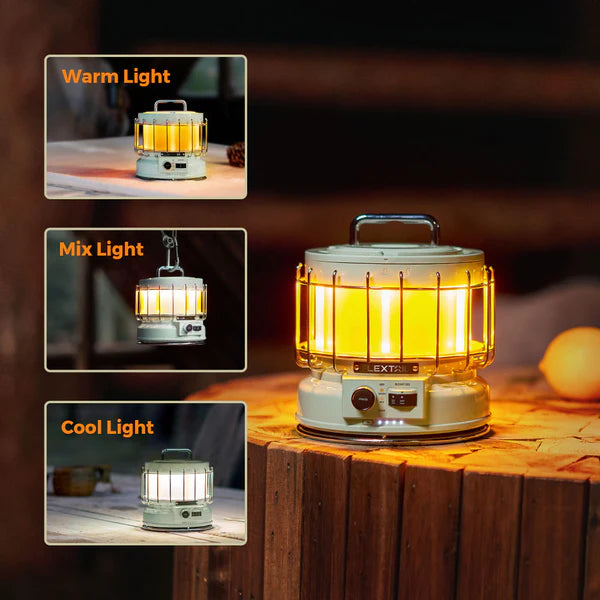 Load image into Gallery viewer, Flextail MAX LANTERN - 3-in-1 Vintage Lantern with Flame with humidifier By Flextail Gear