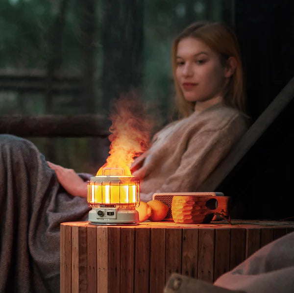 Load image into Gallery viewer, Flextail MAX LANTERN - 3-in-1 Vintage Lantern with Flame with humidifier By Flextail Gear