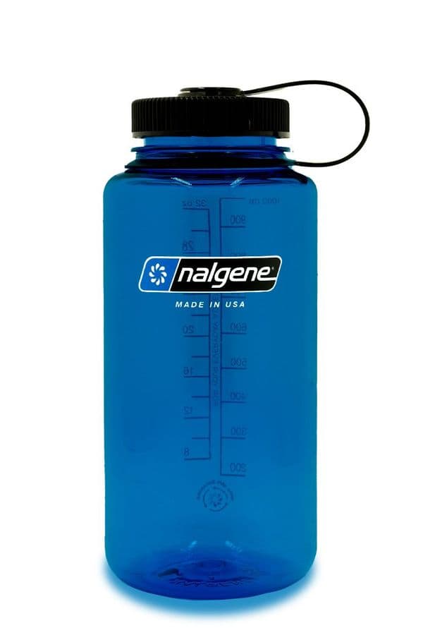 Load image into Gallery viewer, Nalgene 32oz / 1L Wide Mouth Sustain Water Bottle Slate Blue By Nalgene