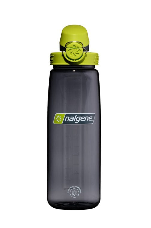 Load image into Gallery viewer, Nalgene On-the-Fly Lock-Top Sustain Bottle 24oz 680ml Charcoal By Nalgene