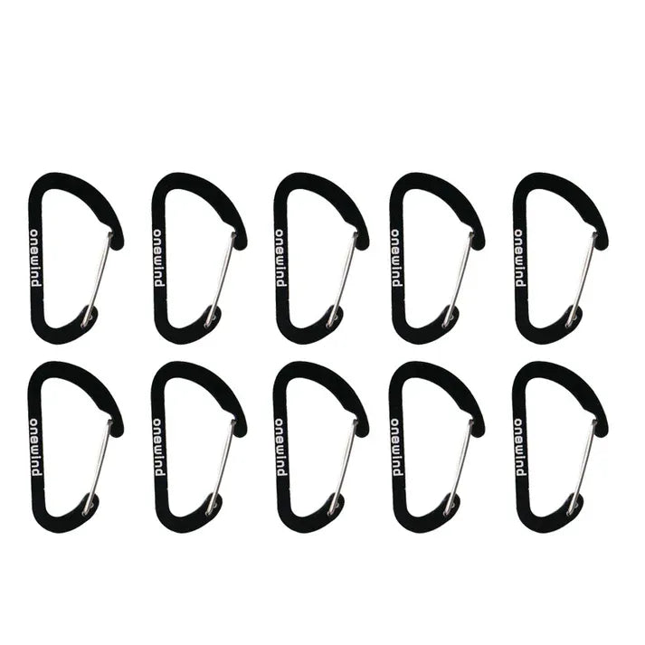 Load image into Gallery viewer, Onewind Aluminium Carabiner Quickdraws (10 Pack) By Onewind Outdoors