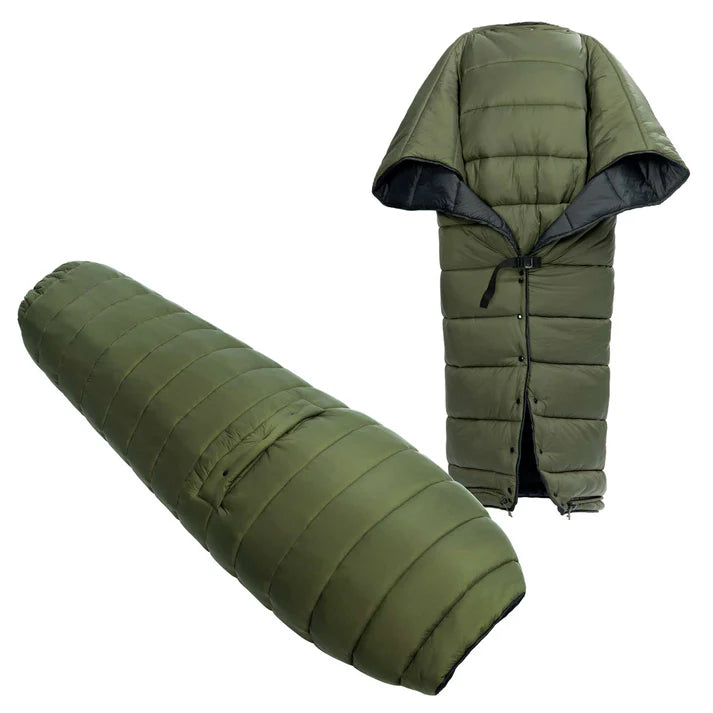 Load image into Gallery viewer, Onewind Hammock Topquilt Poncho (2 °C - 10 °C) - Large Green By Onewind Outdoors