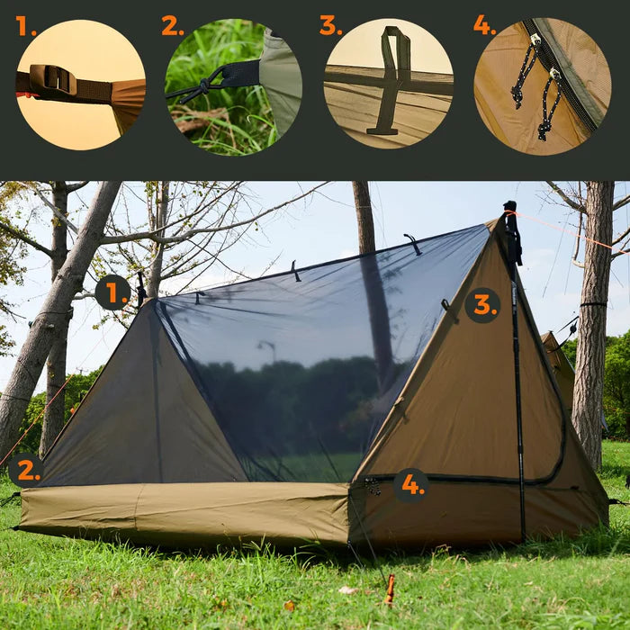 Load image into Gallery viewer, Onewind Outdoors Tandem Ridge Shelter Tarp Inner Tent By Onewind Outdoors