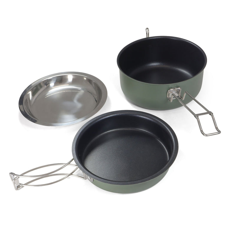Load image into Gallery viewer, Origin Outdoors Snap-Pack Aluminium Cooking Set By Origin Outdoors