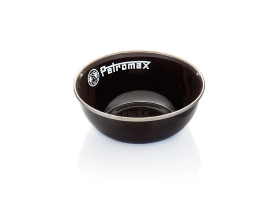 Load image into Gallery viewer, Petromax Set of 2 Enamel Bowls - Black (Various Sizes) Medium By PetroMax