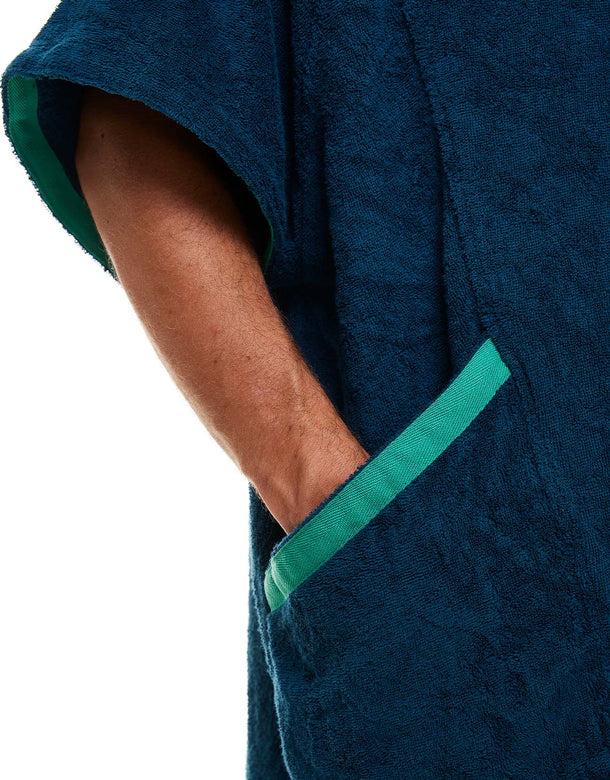 Load image into Gallery viewer, Red Luxury Towelling Changing Robe Navy (Various Sizes) By Red Paddle Co