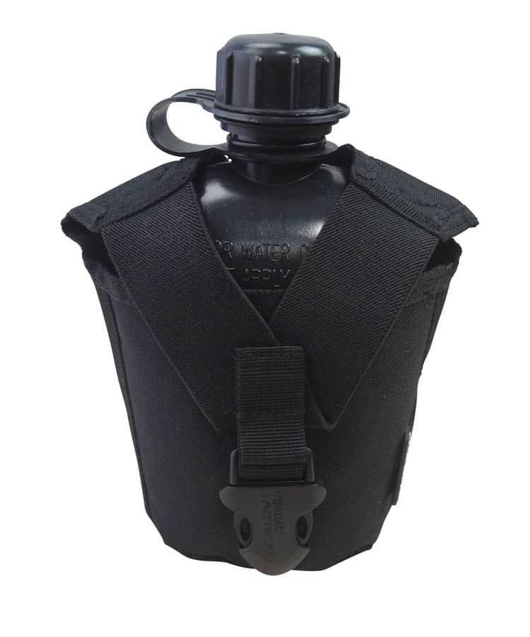 Load image into Gallery viewer, Kombat Tactical Water bottle (Various Colours) Black By Kombat UK
