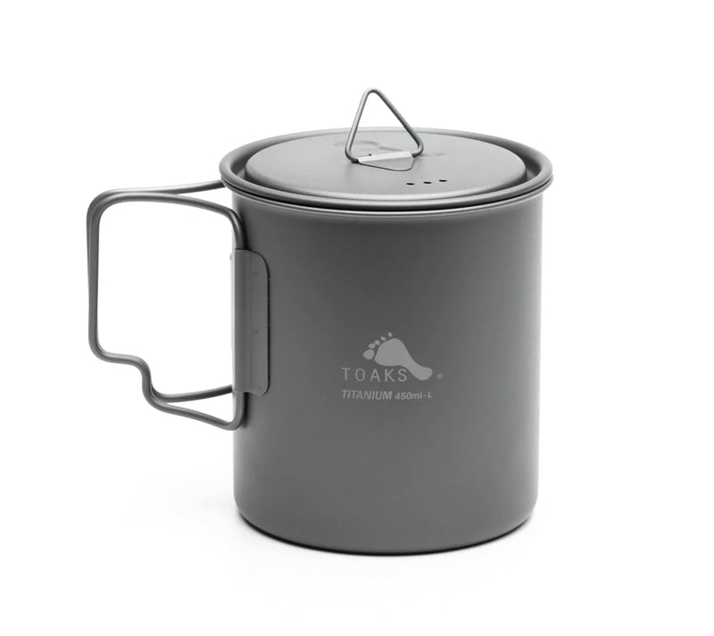 Load image into Gallery viewer, Toaks Light Titanium 450ml Cup with Lid (Ultralight Version) By Toaks Outdoors