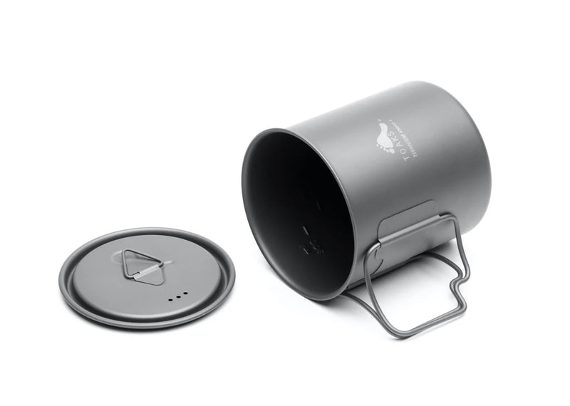 Load image into Gallery viewer, Toaks Light Titanium 450ml Cup with Lid (Ultralight Version) By Toaks Outdoors