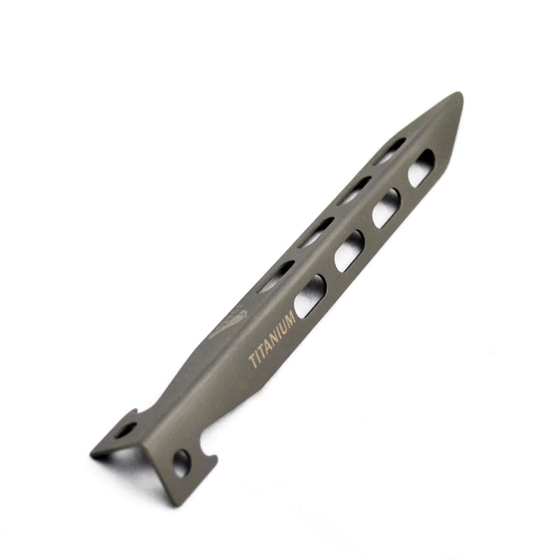 Load image into Gallery viewer, Toaks Titanium Large V-Shaped Tent Pegs (6 pack) By Toaks Outdoors