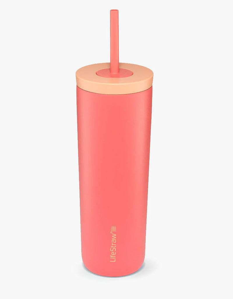 Load image into Gallery viewer, Lifestraw Go Stainless Steel Tumbler - 500ml (Various Colours) Apricot By LifeStraw