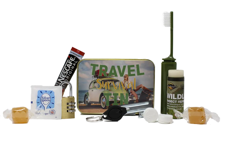 Load image into Gallery viewer, BCB Travel Survival Tin By BCB International