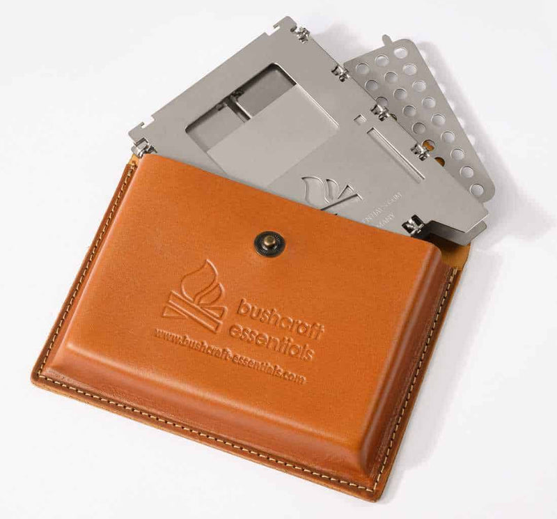Load image into Gallery viewer, BE Bushbox Leather Pouch (Various sizes) Bushbox LF By BushCraft Essentials