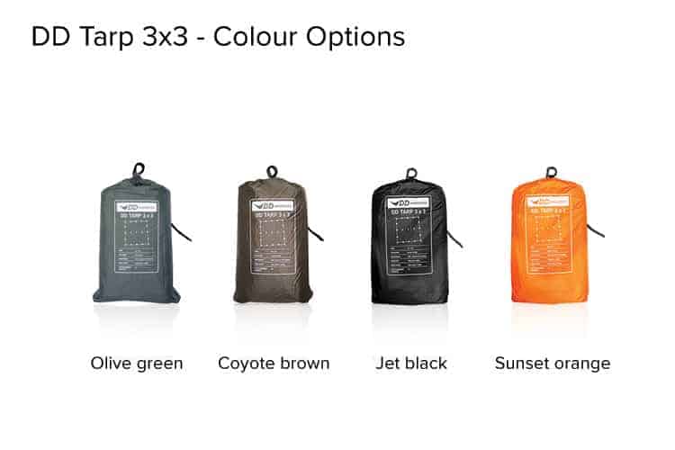 Load image into Gallery viewer, DD Tarp 3x3 (Various Colours) By DD Hammocks