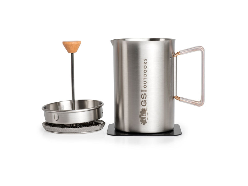 Load image into Gallery viewer, GSI Outdoors Glacier 20 fl oz. Stovetop Javapress + Boiler By GSI outdoors