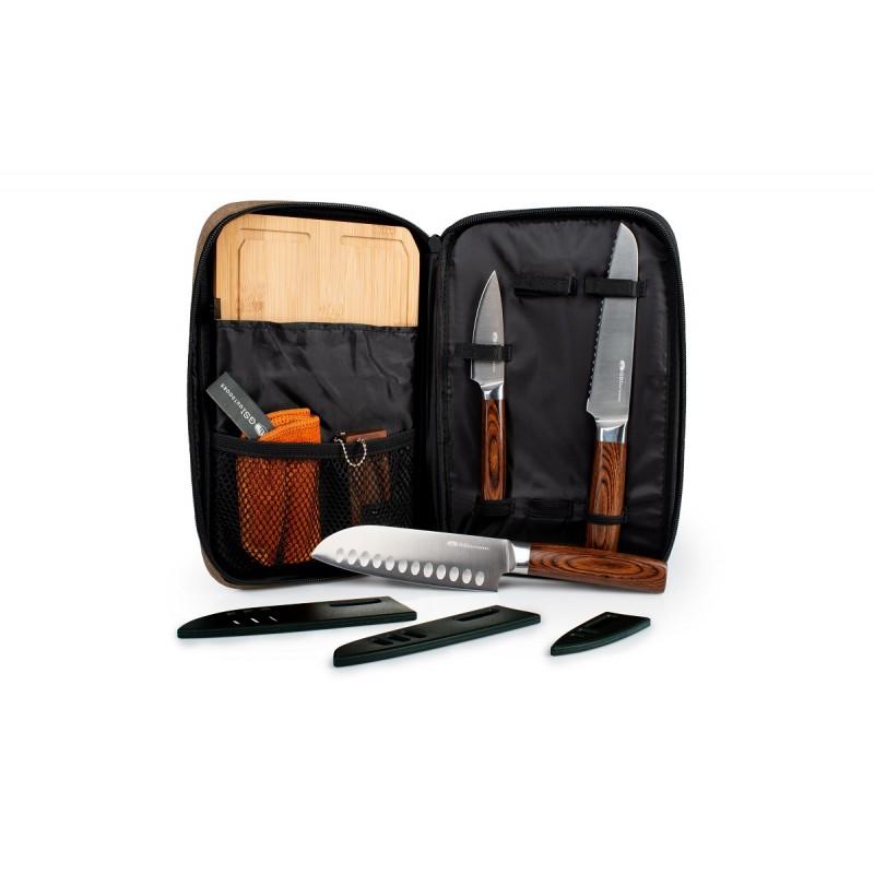 Load image into Gallery viewer, GSI Rakau Camping Knife Set By GSI outdoors