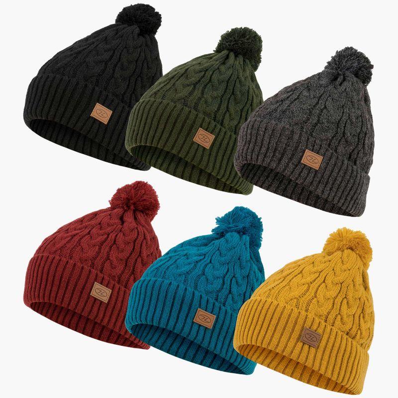 Load image into Gallery viewer, Highlander Beira Lined Bobble Hat (Various Colours) By Highlander Outdoor