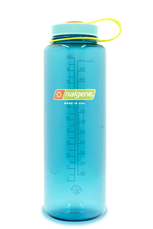 Load image into Gallery viewer, Nalgene 48oz / 1.5L Wide Mouth Sustain Silo Bottle Cerulean By Nalgene