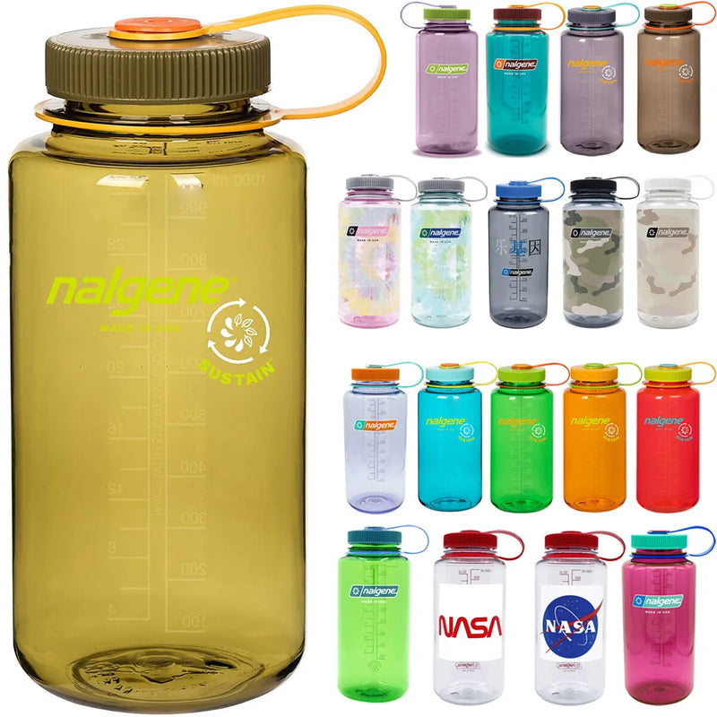 Load image into Gallery viewer, Nalgene 32oz / 1L Wide Mouth Sustain Water Bottle By Nalgene