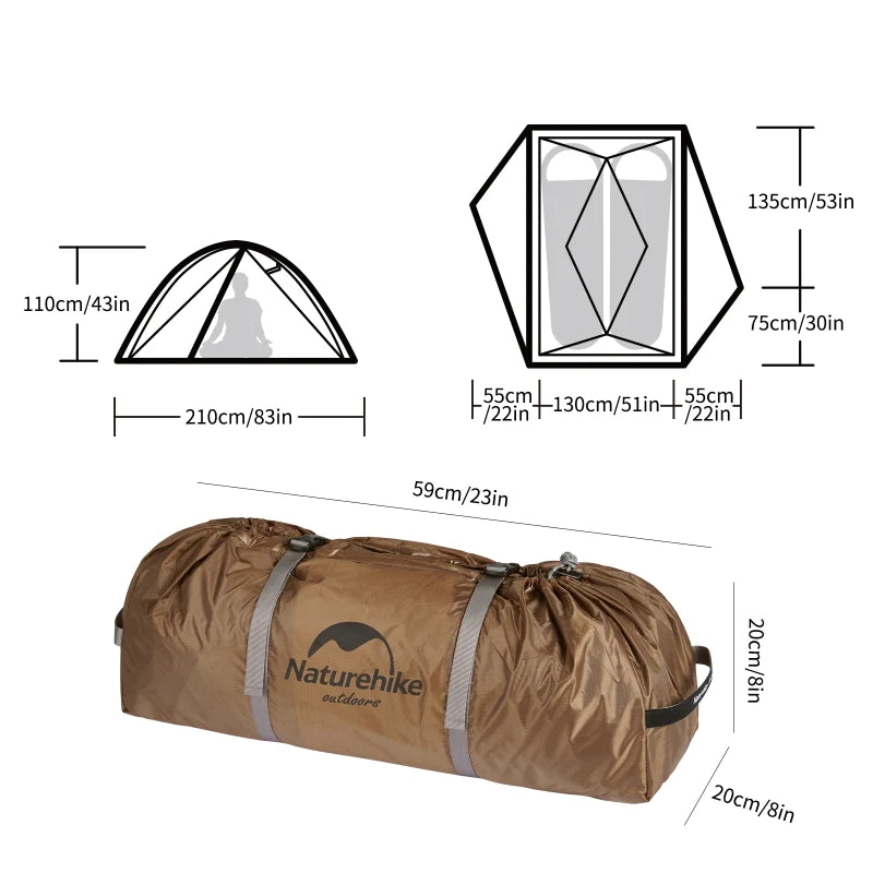 Load image into Gallery viewer, Naturehike Canyon 2 Pop Up 2 Man Tent By NatureHike