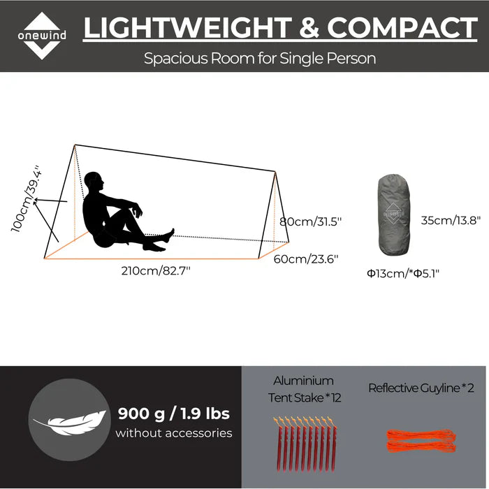 Load image into Gallery viewer, Onewind Outdoors Ultralight SoloVent Bivy Tent (2026 Version) By Onewind Outdoors
